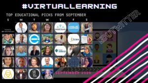A link to top educators on edutwitter for the month of September