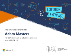 E2 Education Exchange (March 2021)