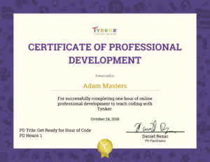 Tynker Hour of Code