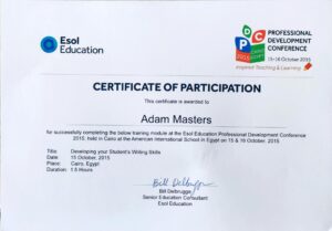 ESOL for developing your students writing skills(Oct 2015)
