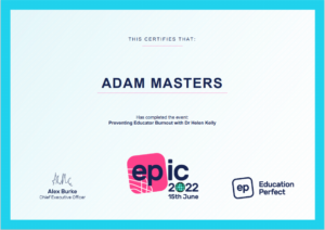 Epic 2022 with Education Perfect
