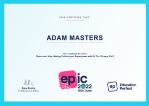 Epic 2022 with Education Perfect