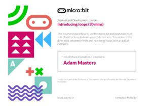 MicroBit Certificate