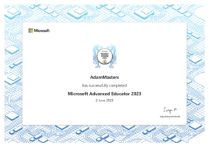 Microsoft Innovative Educator Expert 2022-2023
