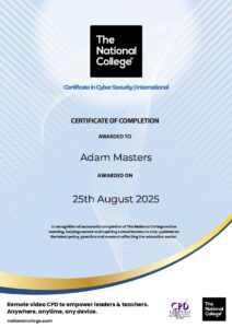Certificate in Cyber Security | International