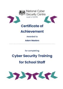 Cyber Security Training for School Staff