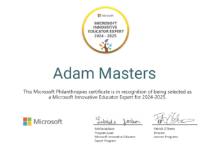 Microsoft Innovative Educator Expert 2025-26